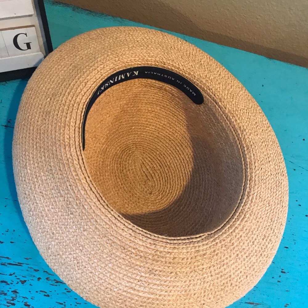 Helen Kaminski Raffia Sun Hat With Ribbon - Picture 6 of 7